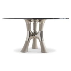 Gonia Dining Table-Silver -France and So Furniture K2076 104 8f548ff2 f0aa 45b8 a8f0 4c88d1eb7ae0