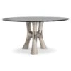 Gonia Dining Table-Silver
