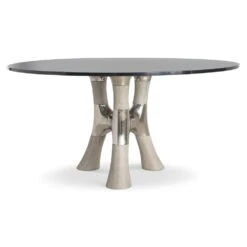 Gonia Dining Table-Silver