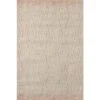 Loloi Kenzie Ivory / Blush 2'-6" X 7'-6" Runner Rug