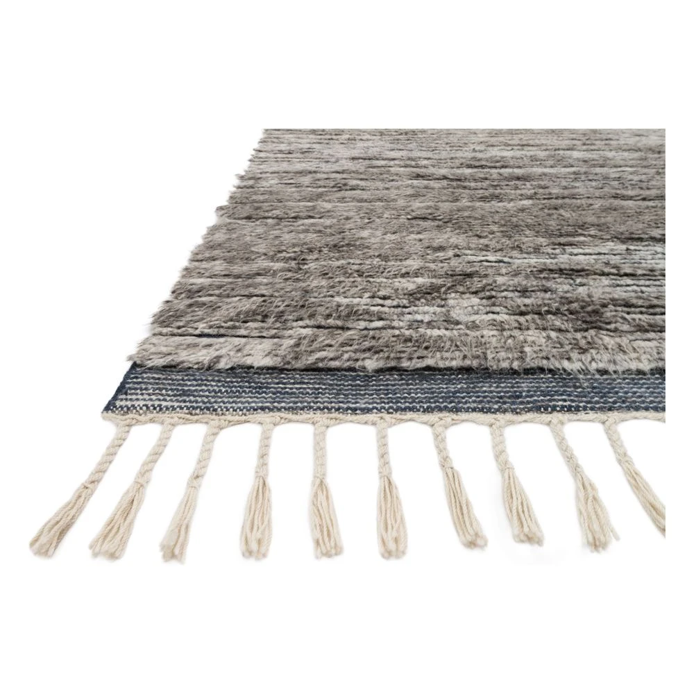 Loloi Khalid Pewter / Ink 7'-9" X 9'-9" Area Rug 2 Loloi Khalid Pewter / Ink 7'-9" X 9'-9" Area Rug - Image 2