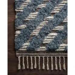 Loloi Khalid Blue / Pewter 9'-6" X 13'-6" Area Rug -France and So Furniture KHALKF 06BBPW 25