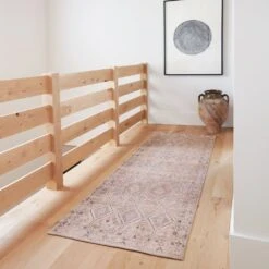 Anastasia Trellis Light Pink/ Blue Runner Rug (3'9"X10') -France and So Furniture KND01 RUG146176 RNR 1 78a244c5 fecf 4285 84e2 b90f97c065e3