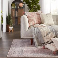 Maliel Medallion Pink/ Blue Runner Rug (2'6"X7'6") -France and So Furniture KND10 5 4533aae2 7455 4916 bff7 2855c9442b49