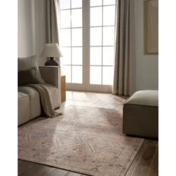 Anastasia Performance Washable Trellis Brown/Tan Runner Rug (2'6"X10' RNR) -France and So Furniture KND20 LS2 632c193f 33ad 4f4d 8a37 5fcf10427d53