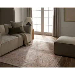 Anastasia Performance Washable Trellis Brown/Tan Runner Rug (2'6"X10' RNR) -France and So Furniture KND20 LS 20cb73d3 2674 4b80 a7ee 939af8d1ccb7