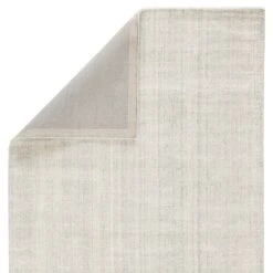 Kingsley Handmade Solid White/ Gray Area Rug (8'X10') -France and So Furniture KT39 2