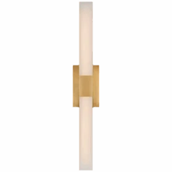 Ezra 28" Double Bath Light - Antique Brass