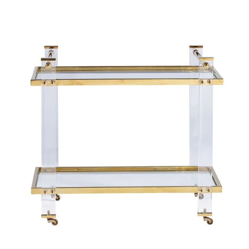 Kent Acrylic Bar Cart 1 Kent Acrylic Bar Cart