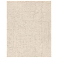 Persean Handmade Striped Taupe/Cream Area Rug (10'X14' Rectangle)