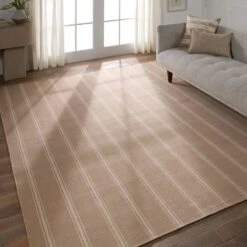 Cadence Butera Memento Handmade Striped Beige/ Ivory Area Rug (2'X3') -France and So Furniture LAG03 4 748691e5 33c7 473a 93d6 46e2b05884e5