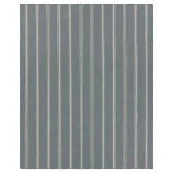 Cadence Butera Memento Handmade Striped Slate/ Ivory Area Rug (4'X6')