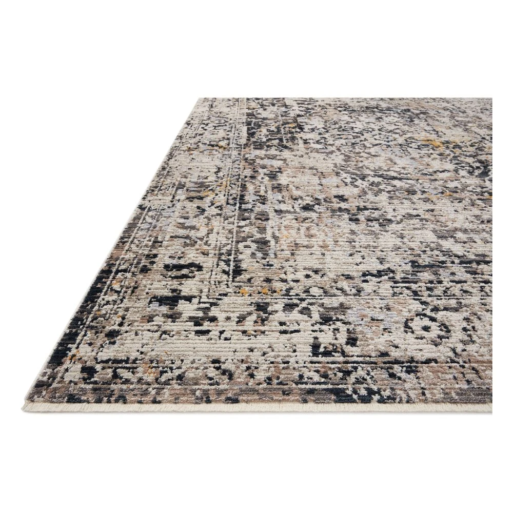 Loloi Leigh Charcoal / Taupe 2'-7" X 10'-10" Runner Rug 2 Loloi Leigh Charcoal / Taupe 2'-7" X 10'-10" Runner Rug - Image 2