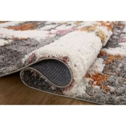 Loloi Levitt Shag Grey / Multi 2'-7" X 7'-6" Runner Rug -France and So Furniture LEVTLEV 04GYML 24 a26a32a1 8dee 4e03 b562 900e60b7ffa4