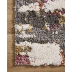 Loloi Levitt Shag Grey / Multi 2'-7" X 7'-6" Runner Rug -France and So Furniture LEVTLEV 04GYML 25 f7295455 4c6c 4846 80fc 7212862eeaa2
