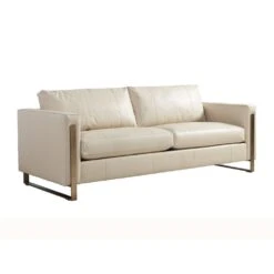 Lexington Nob Hill Leather Sofa