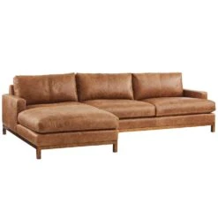 Horizon Leather Sectional Ll5178-53Rcb/57Lcb