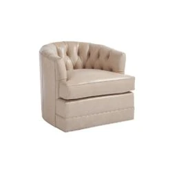 Cliffhaven Leather Swivel Chair