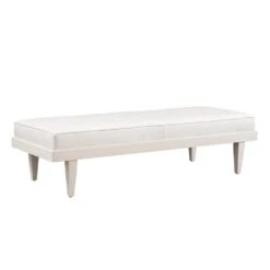 Lagunita Leather Bench