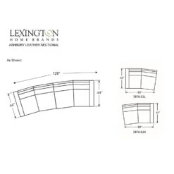 Lexington Ashbury Leather Sectional 5 Lexington Ashbury Leather Sectional -France and So Furniture LL7878 52L 52R 03 904811 tearsheet