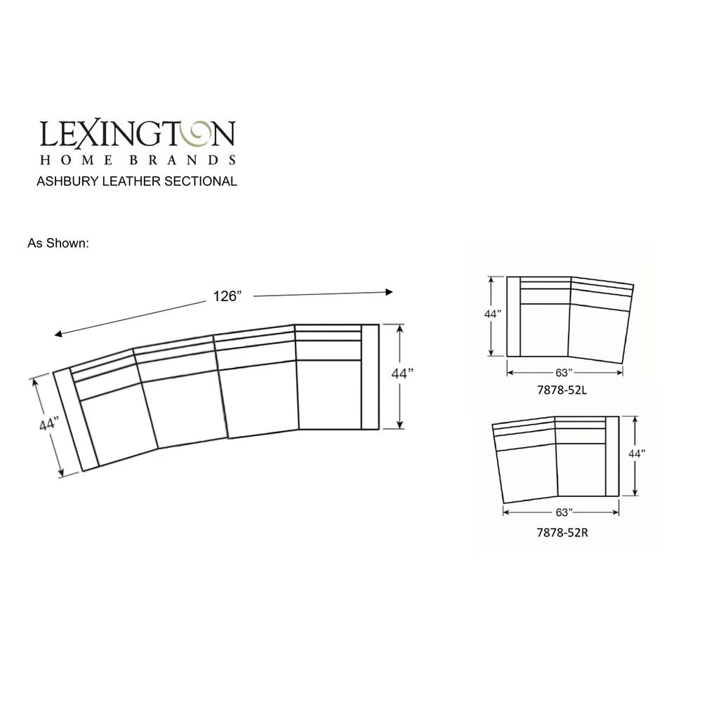Lexington Ashbury Leather Sectional 3 Lexington Ashbury Leather Sectional - Image 3