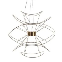 Hoops Ceiling Lamp -France and So Furniture LM3638PGOLD 1