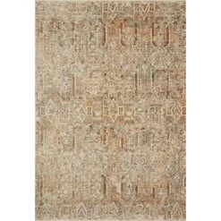 Loloi Lourdes Ivory / Orange 7'-10" X 10' Area Rug