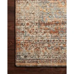 Loloi Lourdes Tangerine / Ocean 7'-10" X 10' Area Rug -France and So Furniture LOURLOU 07TGOC 25 3e7e8a98 b0a6 46b5 a16c 1fc64b10972d