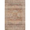 Loloi Lourdes Tangerine / Ocean 7'-10" X 10' Area Rug