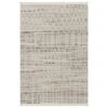 Casita Trellis Cream/ Gray Runner Rug (3'X8')