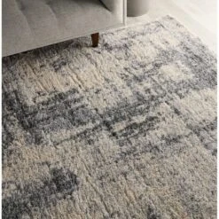 Kohima Abstract Ivory/ Light Gray Area Rug (8'10"X11'9") -France and So Furniture LYR04 6 4920e68f 6848 4a1b a31d e9e00db76090