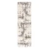 Kohima Abstract Ivory/ Light Gray Area Rug (8'10"X11'9")