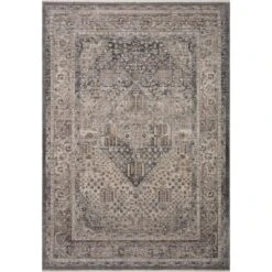 Loloi Lyra Denim / Pebble 5'-3" X 7'-9" Area Rug