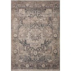 Loloi Lyra Denim / Sand 2'-7" X 12'-0" Runner Rug