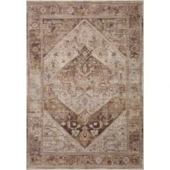 Loloi Lyra Natural / Mocha 2'-7" X 10'-0" Runner Rug