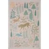 Rifle Paper Co. X Loloi Menagerie Blush 3'-9" X 5'-9" Accent Rug