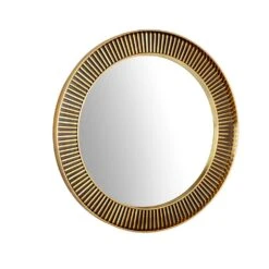 Tuxedo Round Mirror