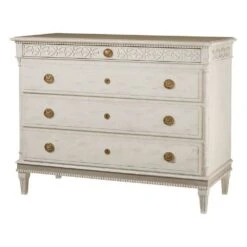 Large Gustavian Four Drawer Commode