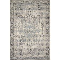Loloi Mika Grey / Blue 7'-10" X 11'-2" Area Rug