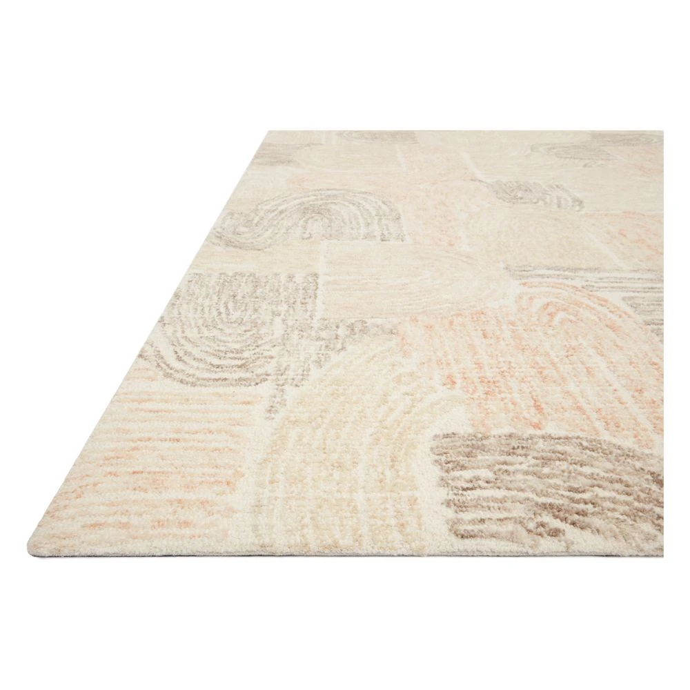 Loloi Milo Peach / Pebble 7'-9" X 9'-9" Area Rug 2 Loloi Milo Peach / Pebble 7'-9" X 9'-9" Area Rug - Image 2
