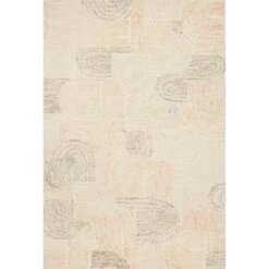 Loloi Milo Peach / Pebble 2'-6" X 7'-6" Runner Rug