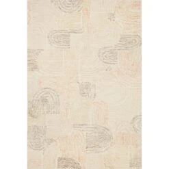 Loloi Milo Peach / Pebble 7'-9" X 9'-9" Area Rug