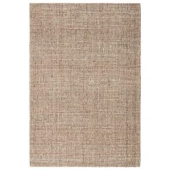 Helios Natural Solid Tan/ Black Area Rug (9'X12')