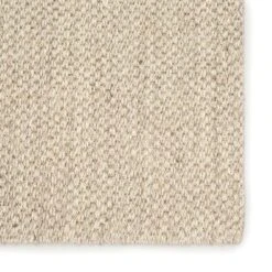 Naples Natural Solid White/ Taupe Runner Rug (3'X10') -France and So Furniture NAS07 3