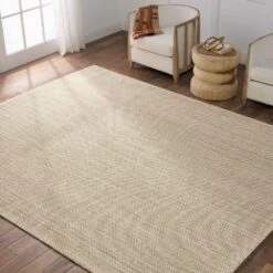 Naples Natural Solid White/ Taupe Area Rug (12'X18') -France and So Furniture NAS07 4 10793a05 0fcf 43f8 b73d e82b26da079e