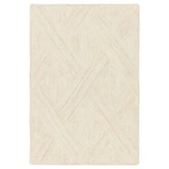Miren Natural Trellis Ivory Runner Rug (4'X12')