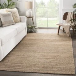 Thalric Natural Solid Tan Area Rug (8'X10') -France and So Furniture NAT38 4 7a7e6d57 f630 4e28 aed4 9ac5a13ae821