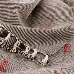 Vandren Hand-Loomed Tribal Black/ Red Throw -France and So Furniture NGD07 1