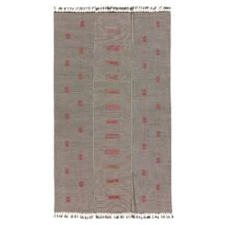 Vandren Hand-Loomed Tribal Black/ Red Throw -France and So Furniture NGD07 2