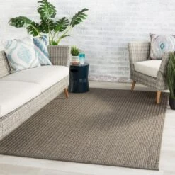 Malik Solid Gray/ Taupe Area Rug (8'10"X11'9") -France and So Furniture NIP04 4 57f7fc8c 6131 4111 8883 fb744bee14f5